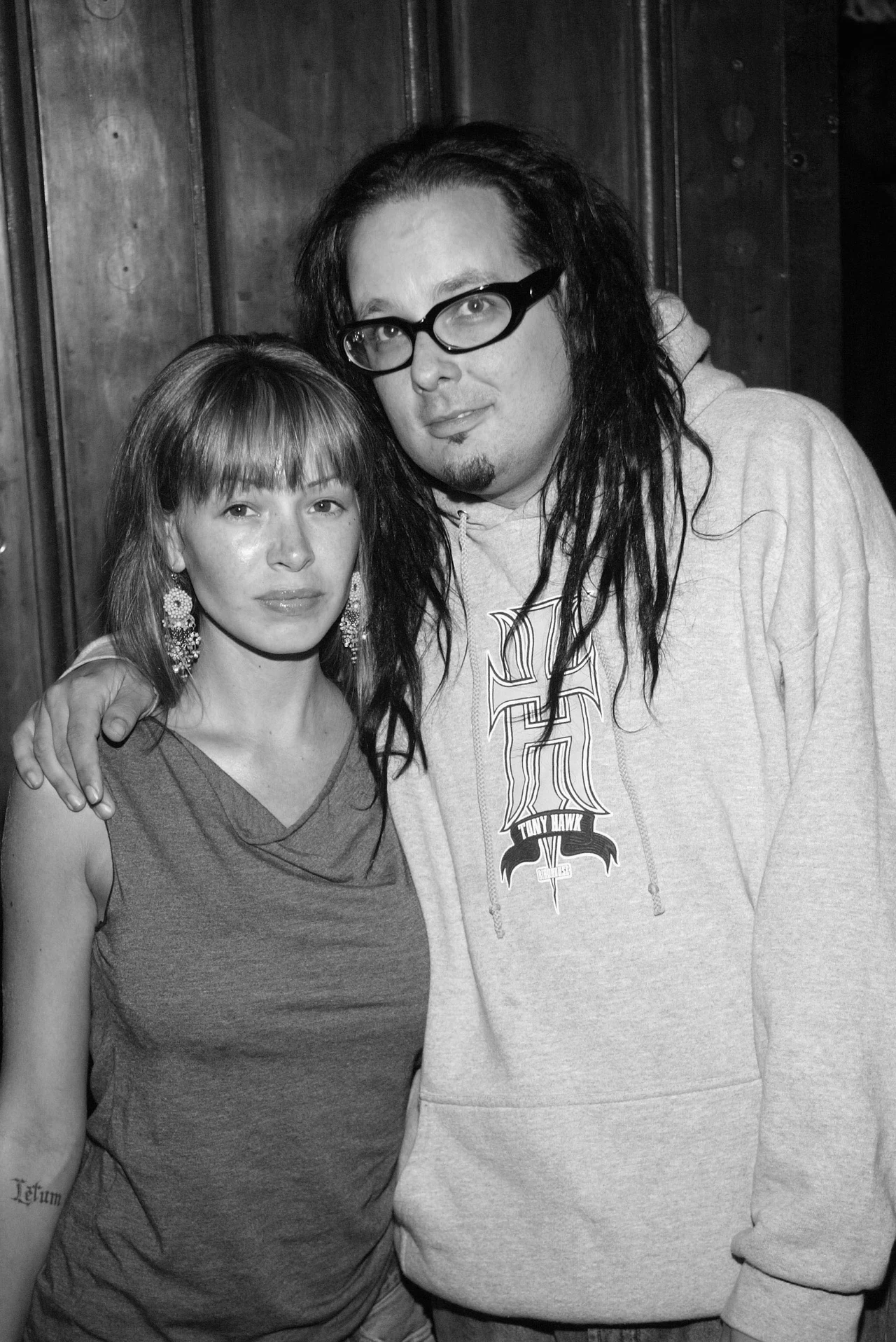 Jonathan Davis wraz z żoną Jonathan Davis wraz z żoną
