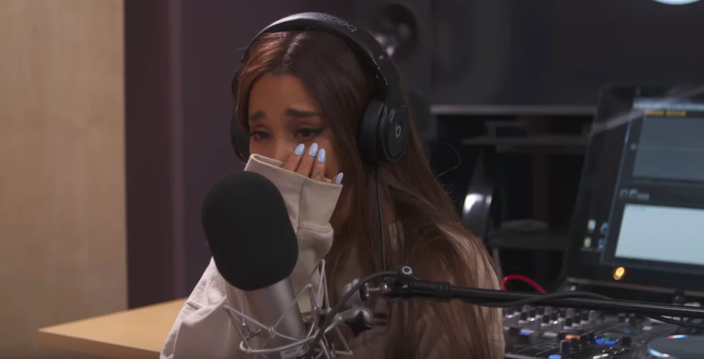 Ariana Grande podczas wywiadu dla BBC 1