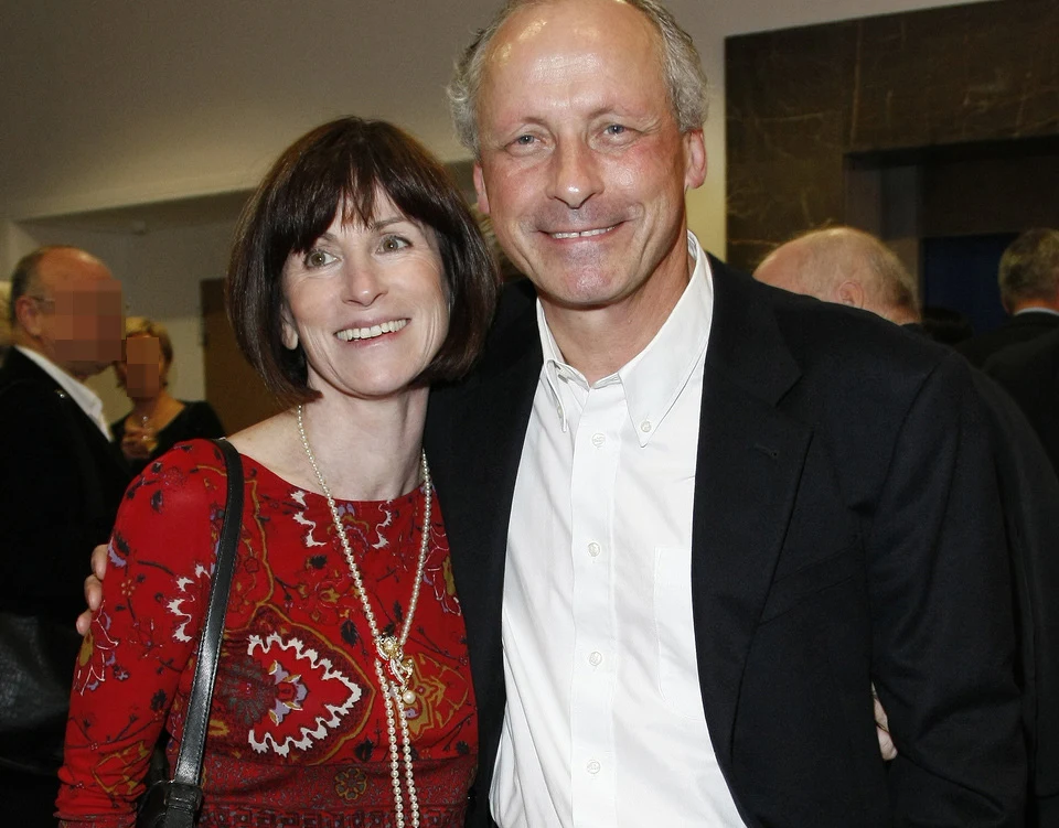 Paweł Wawrzecki z żoną Paweł Wawrzecki z żoną