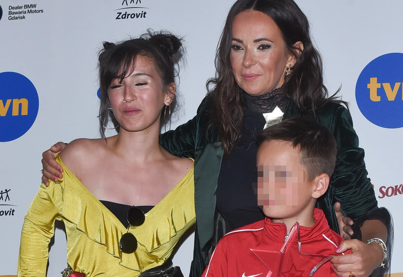 Kasia Kowalska z córką i synem Kasia Kowalska z córką i synem