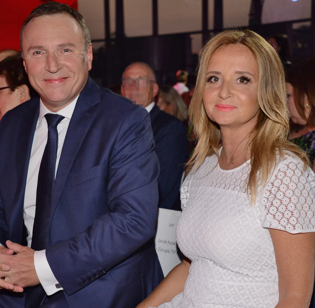 Jacek Kurski z żoną Joanną