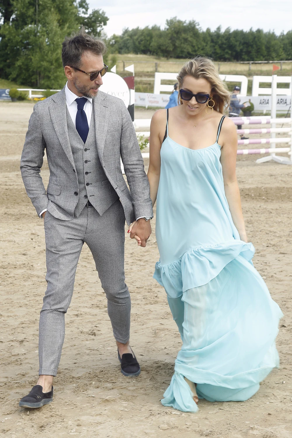 Piotr Kraśko z żoną Karoliną Piotr Kraśko z żoną Karoliną