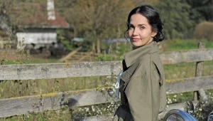 Anna Prus na planie filmu "Dywizjon 303. Historia prawdziwa"