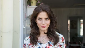 Weronika Rosati na planie serialu "Diagnoza"