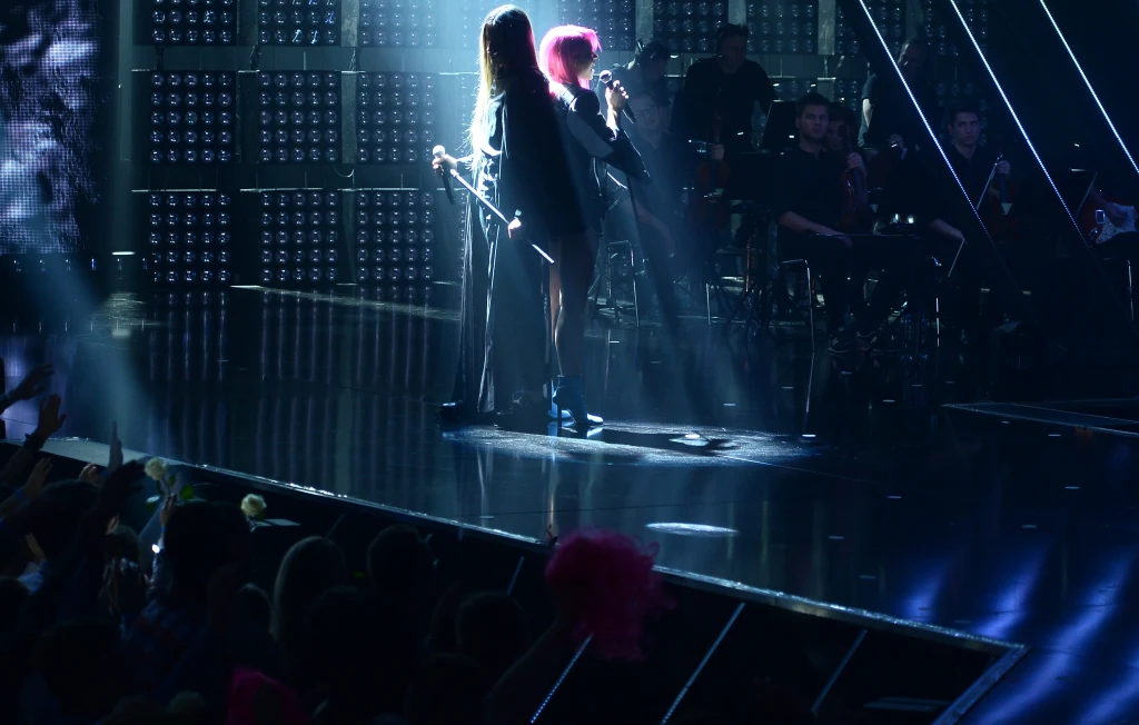 Marta Gałuszewska i jej trener Michał Szpak w "The Voice of Poland"