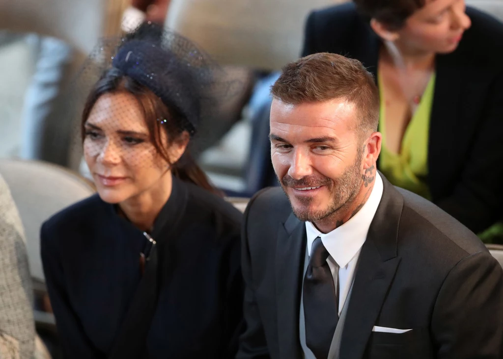 W maju David i Victoria Beckham wzięli udział w ślubie Meghan Markle i księcia Harry'ego. 