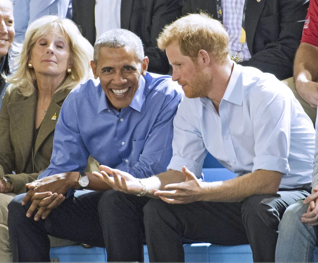 Książę Harry i Barack Obama świetnie się czują w swoim towarzystwie