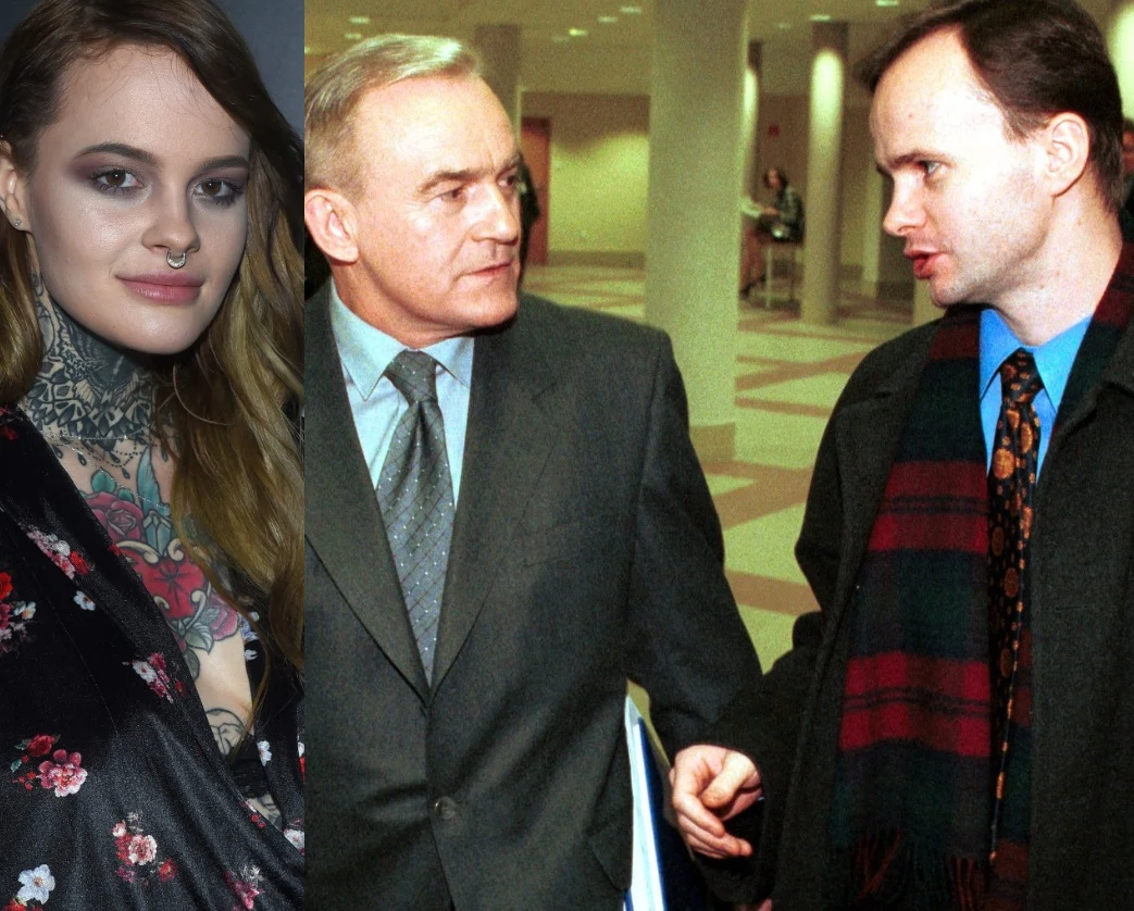 Monika Miller, Leszek Miller z synem Monika Miller, Leszek Miller z synem