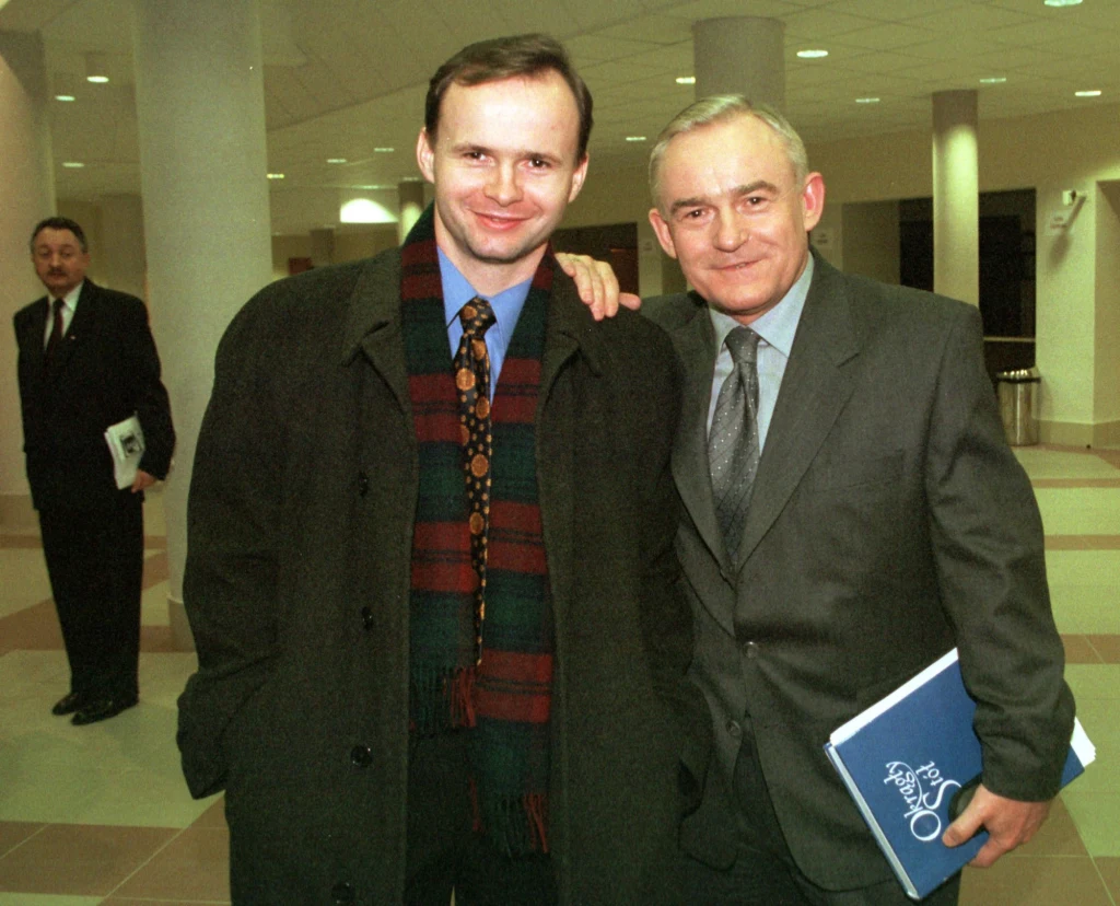 Leszek Miller z synem Leszkiem Millerem Juniorem
