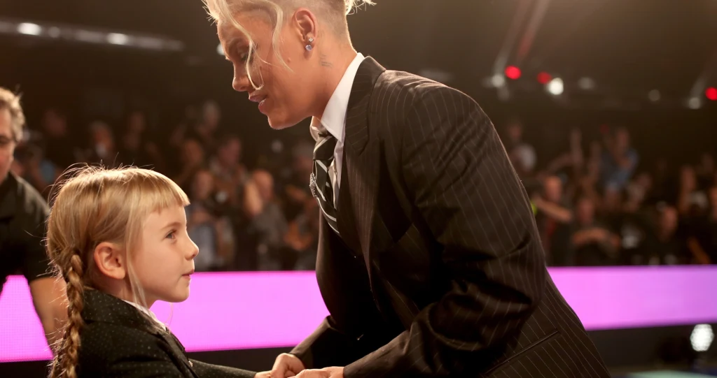 Pink z córką Willow 