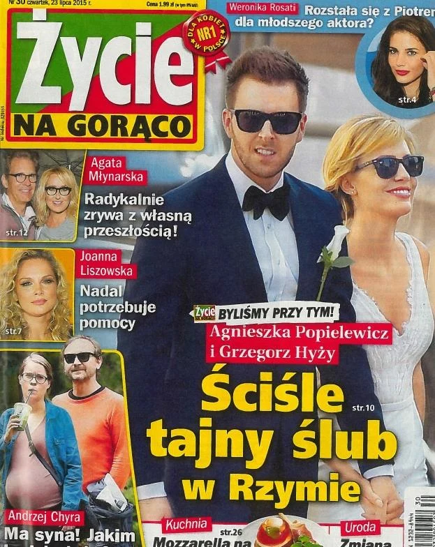O ślubie Agnieszki i Grześka jako pierwsze napisało "Życie na Gorąco"