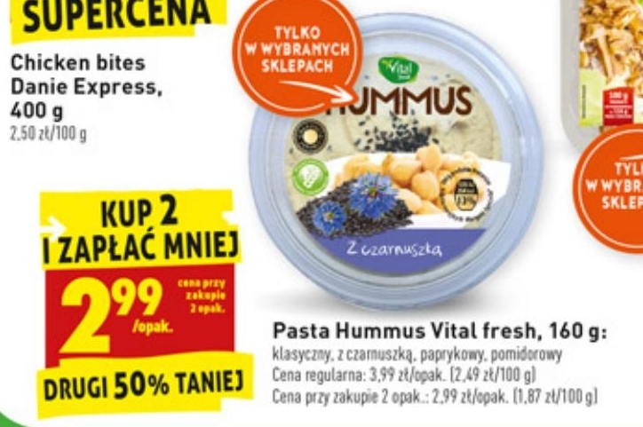 Archiwum Pasta Hummus Vital Fresh Biedronka 30 08 2018 05 09 2018 Promoceny Pl Ulotki Promocje Znizki