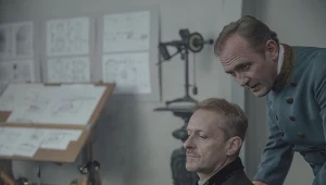 Jacek Poniedziałek i Andrzej Chyra w filmie "Eter"