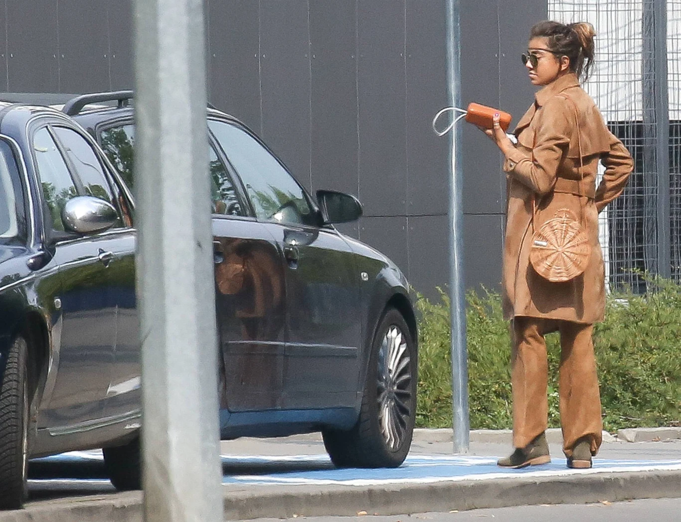 Maja Hyży zaparkowała na miejscu dla niepełnosprawnych Maja Hyży zaparkowała na miejscu dla niepełnosprawnych