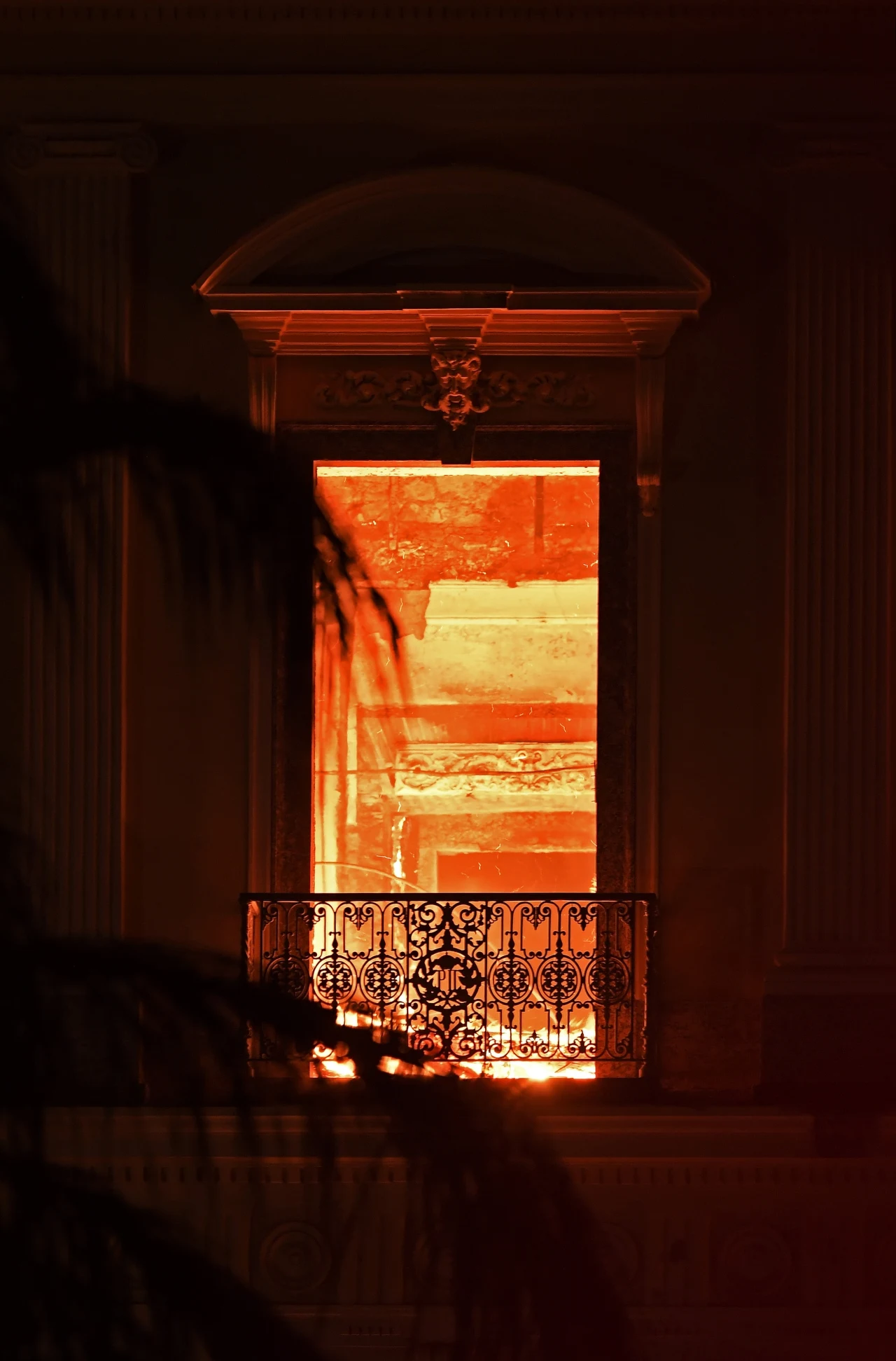 Pożar w Rio de Janeiro