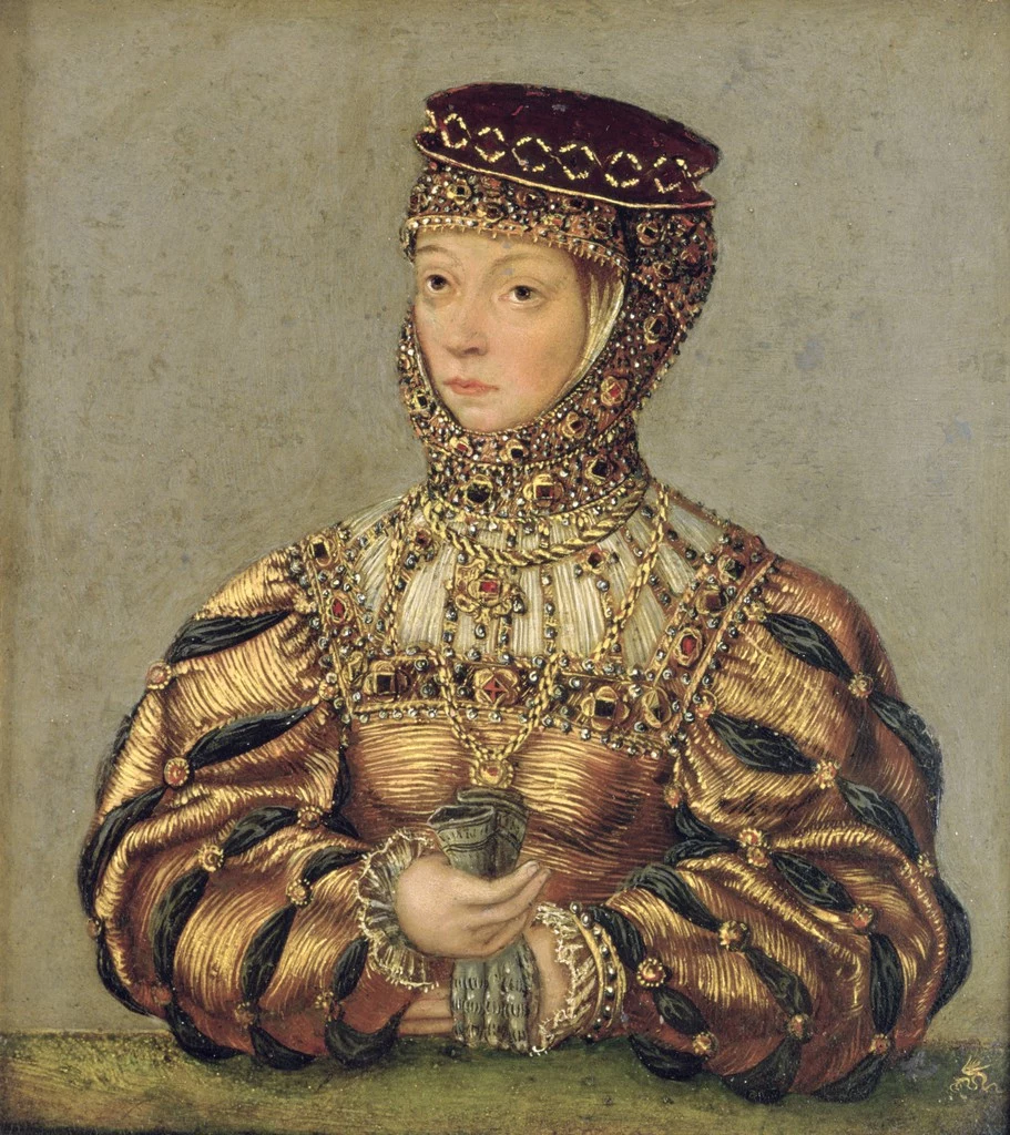 Barbarę Radziwiłłównę przed oficjalnym małżeństwem z Zygmuntem II Augustem łączył romans (Lucas Cranach/domena publiczna)