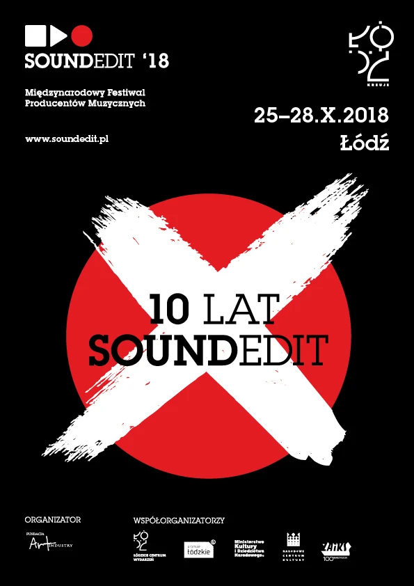 Plakat tegorocznej edycji Soundedit