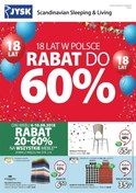 Gazetka promocyjna Jysk - Rabat do 60% - ważna do 19-09-2018