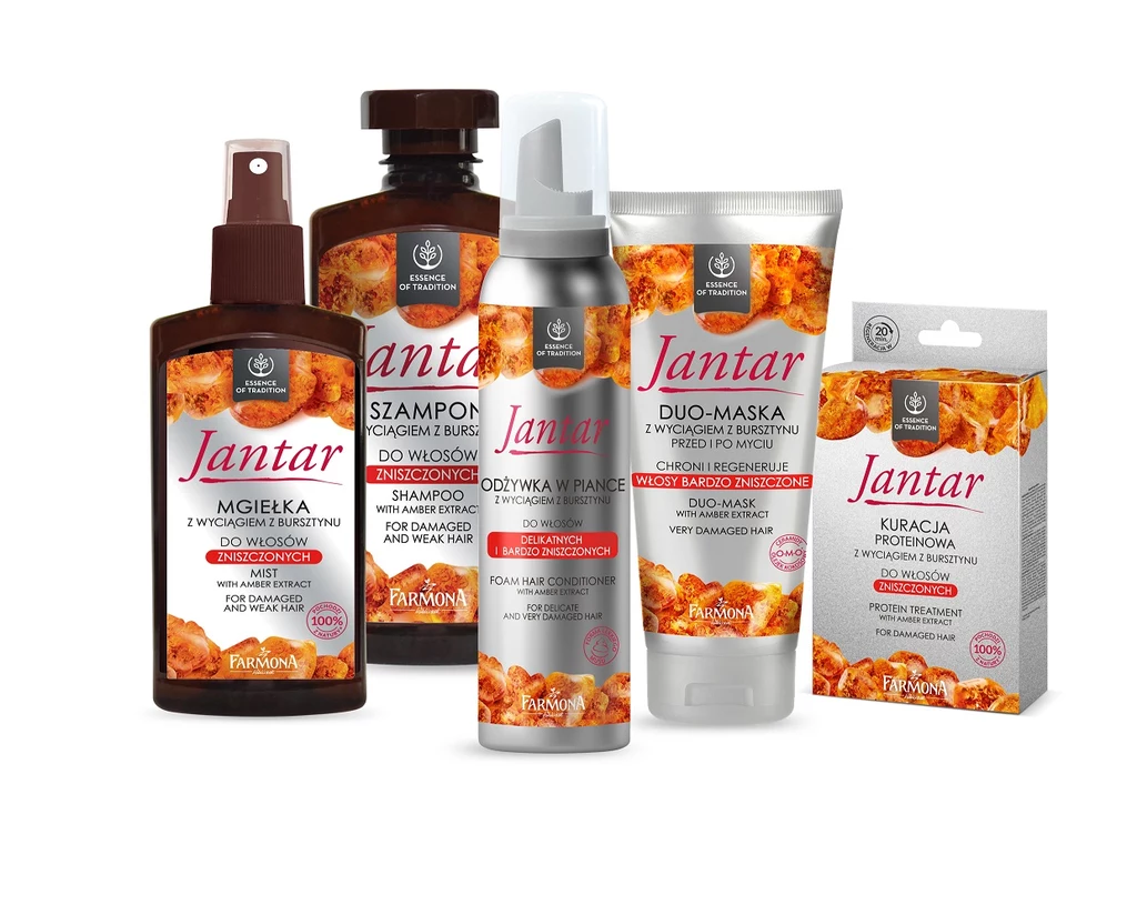 Kosmetyki do pielęgnacji włosów Jantar