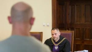 Sędzia Michał Kupiec podczas rozprawy ws. znieważenia pomnika rtm. Pileckiego 