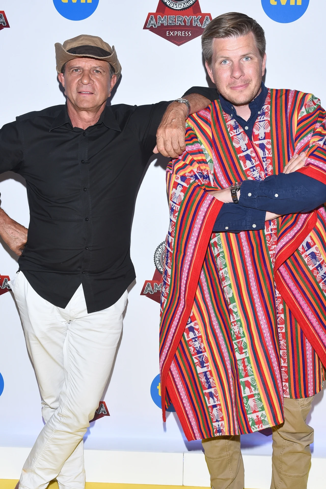 Zygmunt Chajzer i Filip Chajzer w "Ameryka Express" Zygmunt Chajzer i Filip Chajzer w "Ameryka Express"