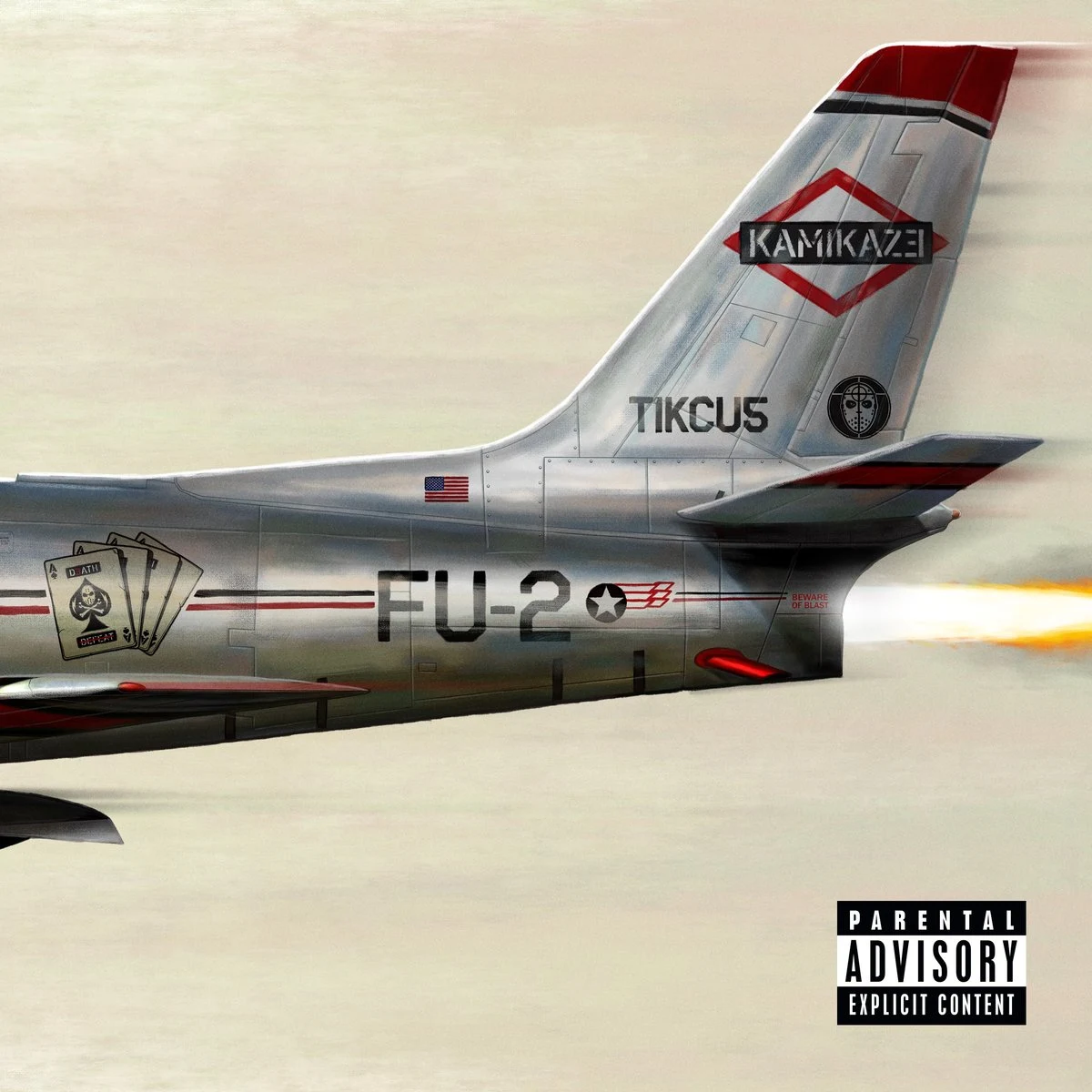 Okładka "Kamikaze" Eminema Okładka "Kamikaze" Eminema