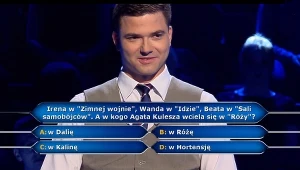 Filmowe pytanie w "Milionerach"