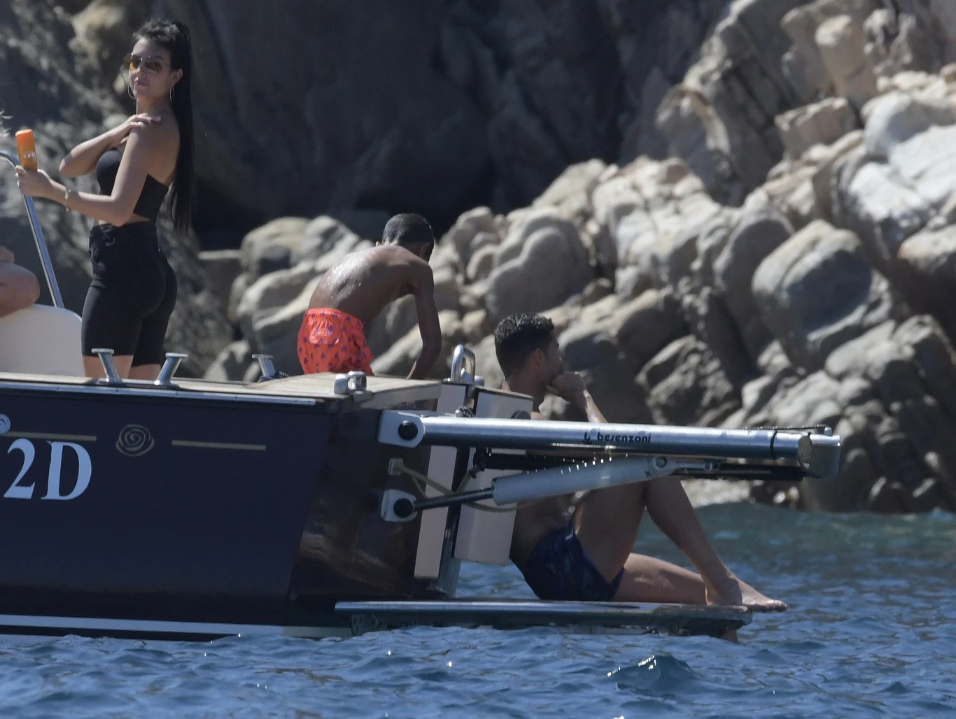 Parze towarzyszył syn piłkarza Parze towarzyszył syn piłkarza