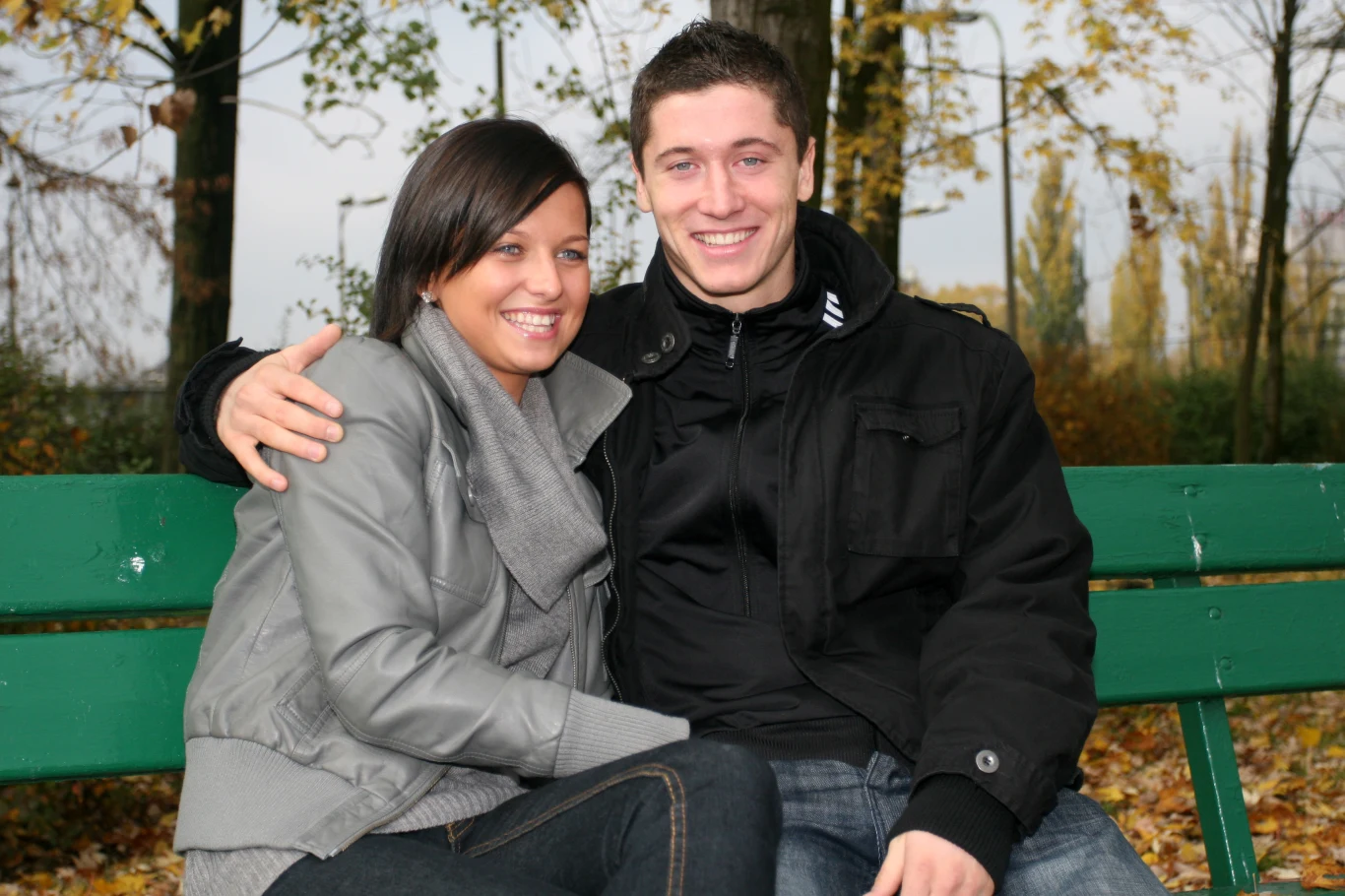 Anna Lewandowska i Robert Lewandowski, 2008 r. Anna Lewandowska i Robert Lewandowski, 2008 r.
