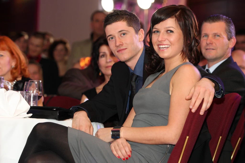 Anna Lewandowska i Robert Lewandowski, 2010 r.