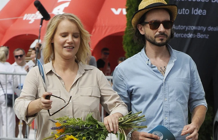 Joanna Kulig z mężem