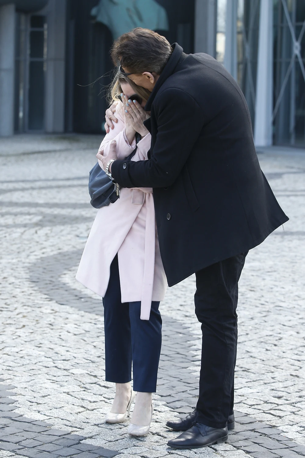 Jacek Borkowski z koleżanką z branży, Anną Powierzą Jacek Borkowski z koleżanką z branży, Anną Powierzą