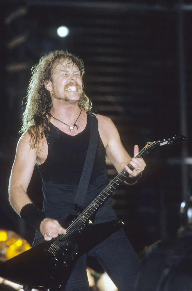 James Hetfield (Metallica) w 1991 r.