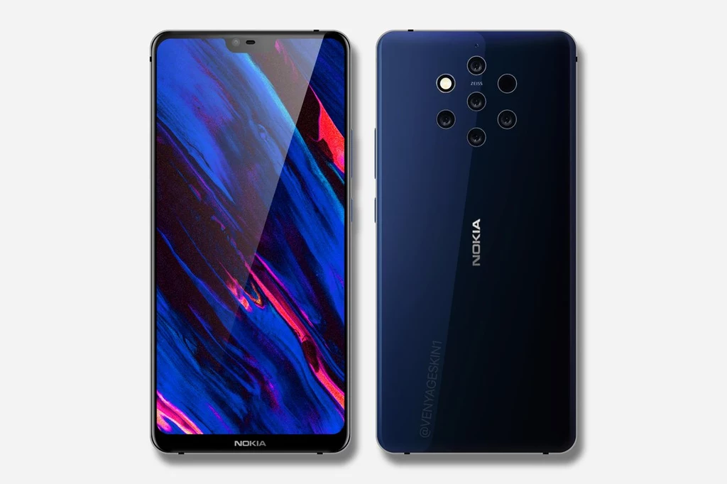 Nokia 9 render / fot. GizmoChina