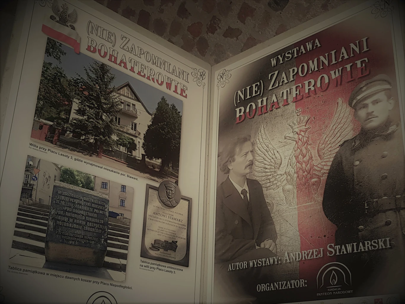 Kadr z wystawy Panteonu Narodowego "(Nie)Zapomniani bohaterowie"