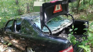 Samochód porzucony przez 29-latka