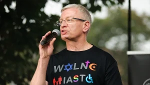 Jacek Jaśkowiak na Marszu Równości