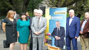 Kandydat na prezydenta Krakowa Jacek Majchrowski zaprezentował swoje hasło wyborcze