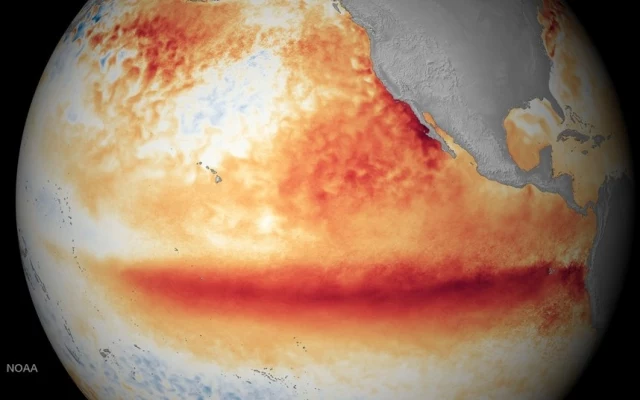 El Nino to zjawisko naturalne, które wiąże się w wahaniami temperatury powierzchni oceanu na Pacyfiku