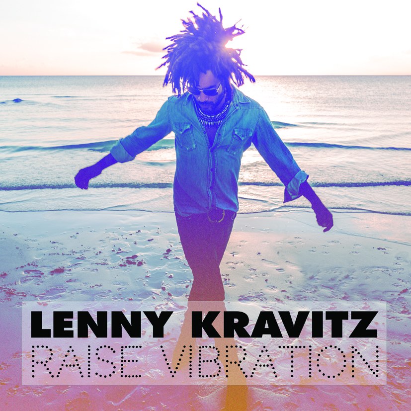 Lenny Kravitz na okładce płyty "Raise Vibration"