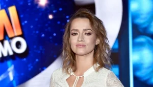 Katarzyna Maciąg na planie programu "Twoja Twarz Brzmi Znajomo 10"