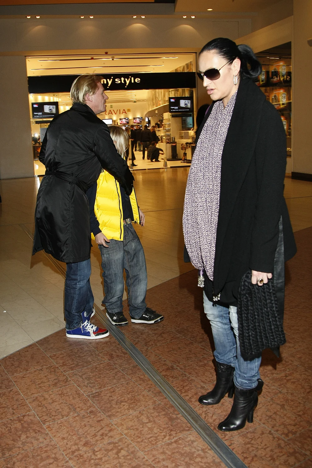 Kayah z byłym mężem i synem, 2009 rok Kayah z byłym mężem i synem, 2009 rok