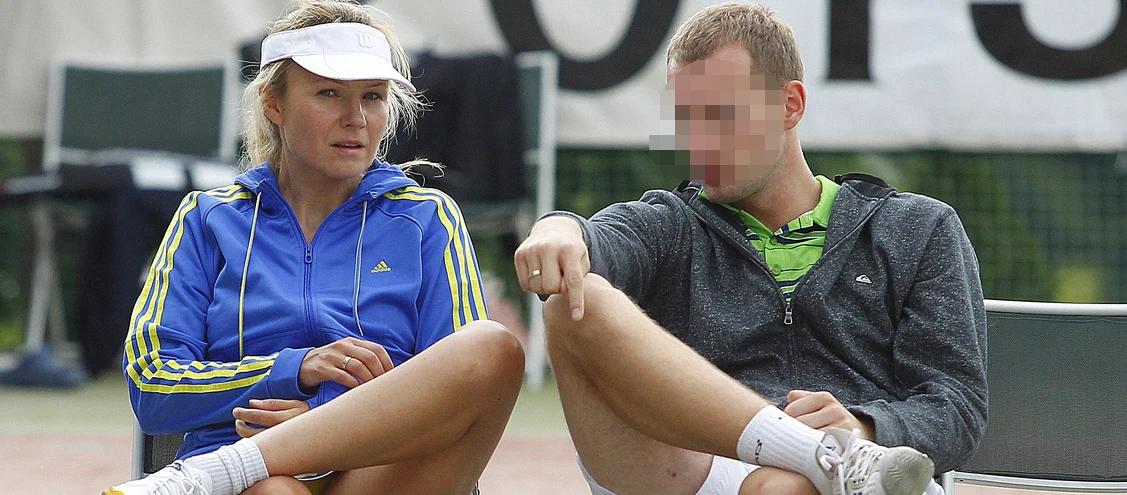 Anna Guzik z mężem Anna Guzik z mężem