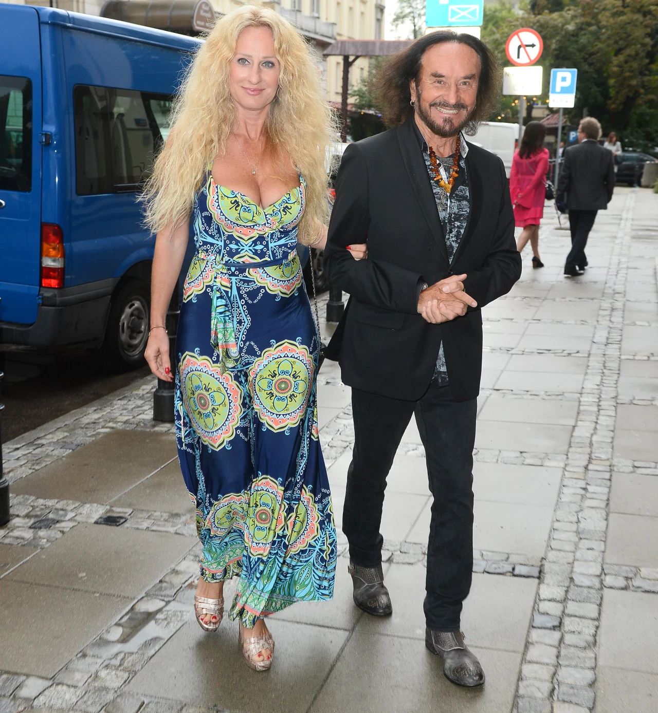 Stan Borys z partnerką Anną Stan Borys z partnerką Anną