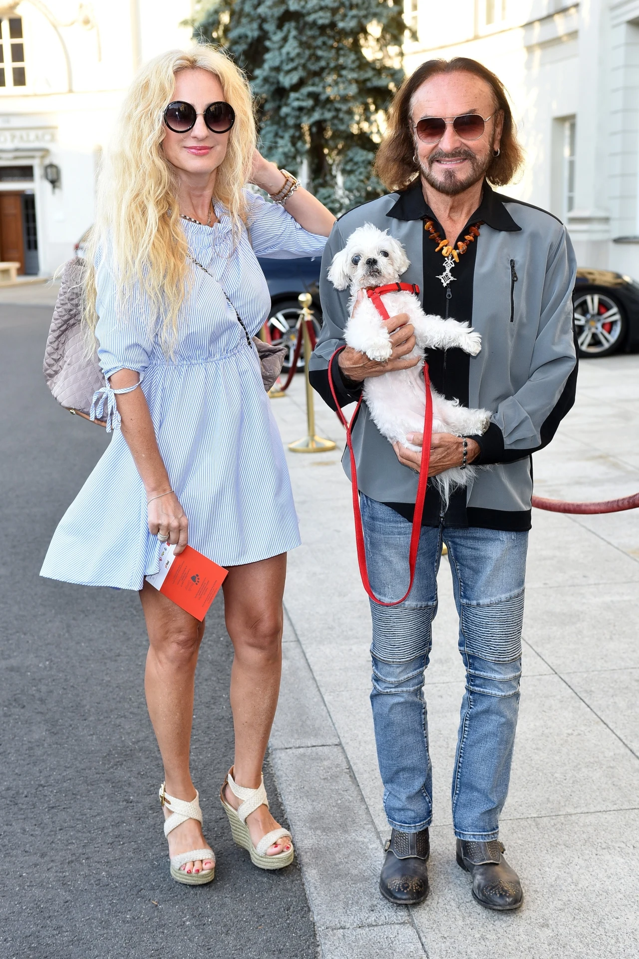 Stan Borys z partnerką i suczką Stan Borys z partnerką i suczką