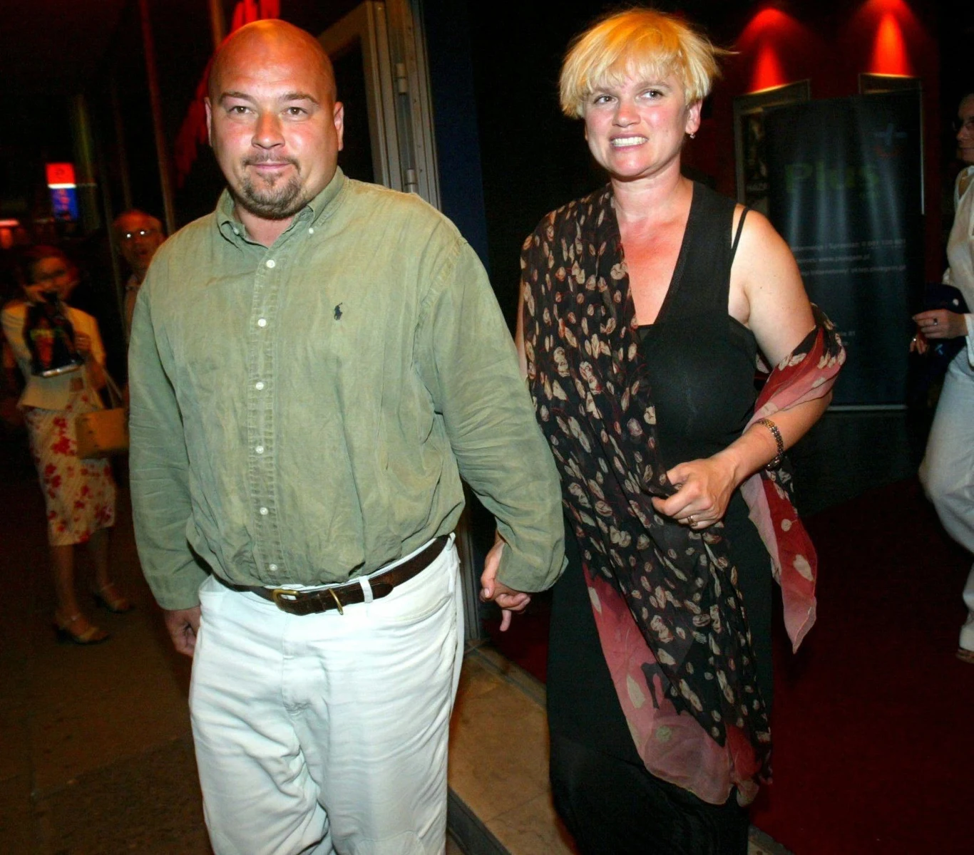 Katarzyna Figura i Kai Schoenhals na zdjęciu archiwalnym Katarzyna Figura i Kai Schoenhals na zdjęciu archiwalnym