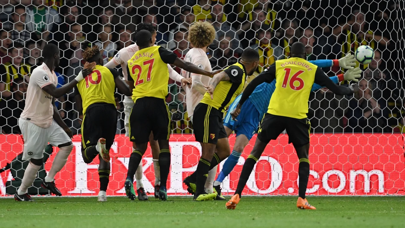 David de Gea w jednej z interwencji David de Gea w jednej z interwencji