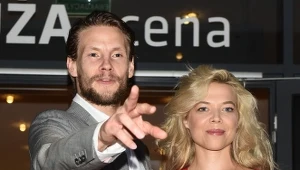 Marianna Zydek i Sebastian Fabijański - odtwórcy głównych ról w filmie "Kamerdyner" - na festiwalu w Gdyni 2018