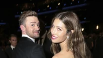 Jessica Biel i Justin Timberlake podczas gali rozdania nagród Emmy 2018 przyznawanych za produkcję telewizyjną