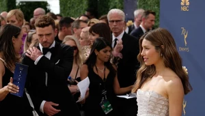 Jessica Biel na ceremonię przyszła z mężem